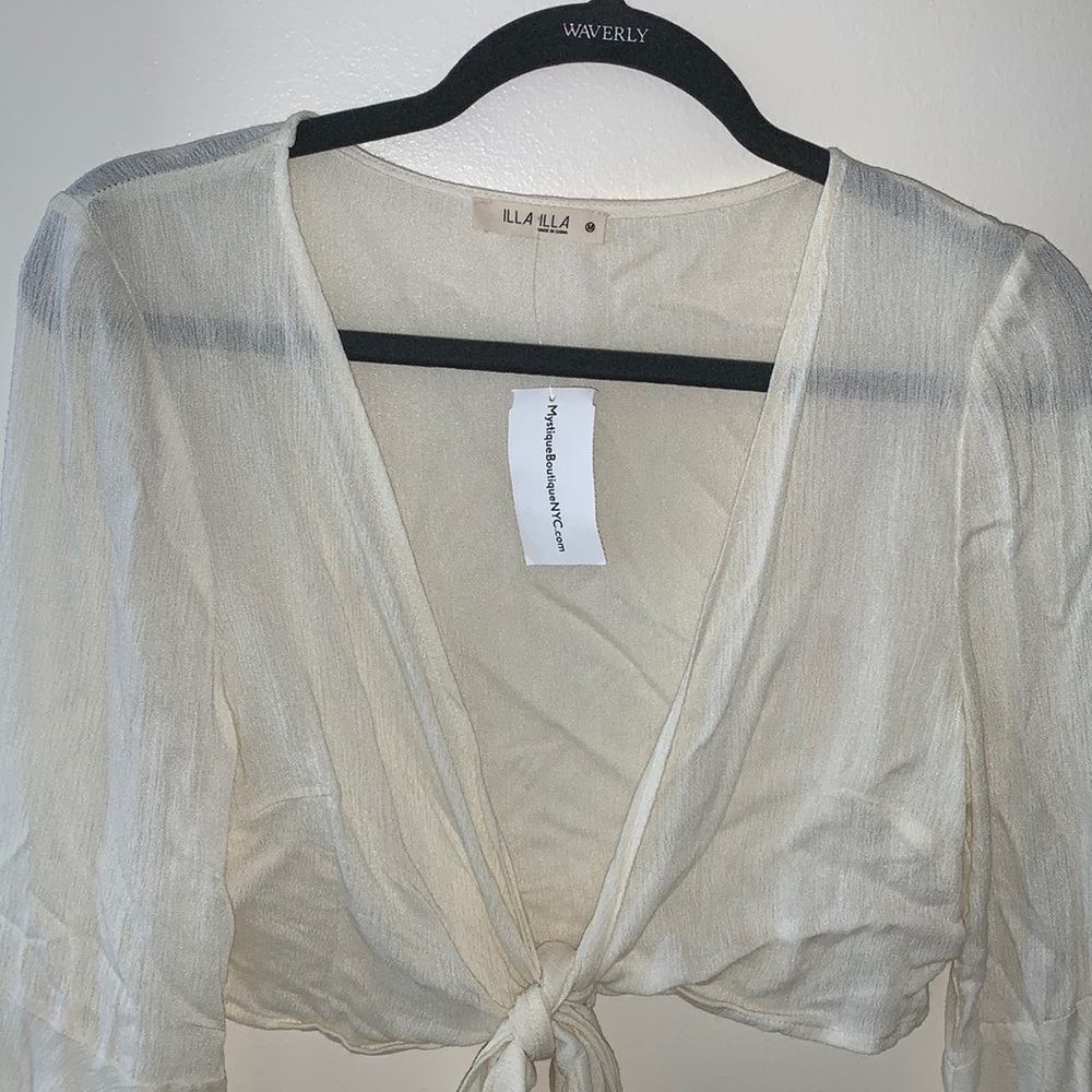 Tie Front Top - Picture 3 of 3